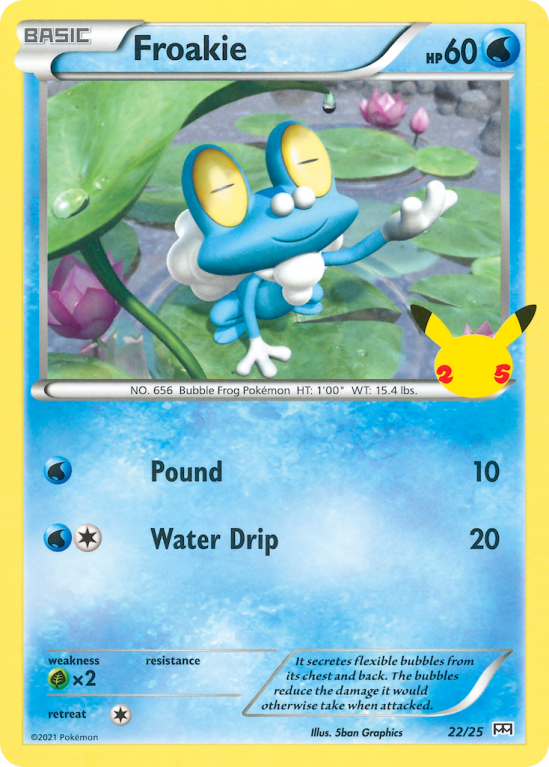 Froakie 22/25 Other McDonald's Collection 2021