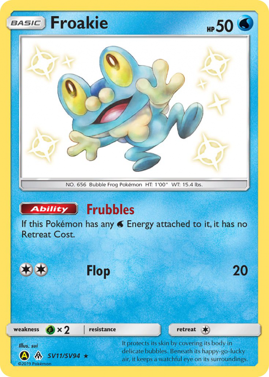 Froakie SV11/94 Sun & Moon Shiny Vault