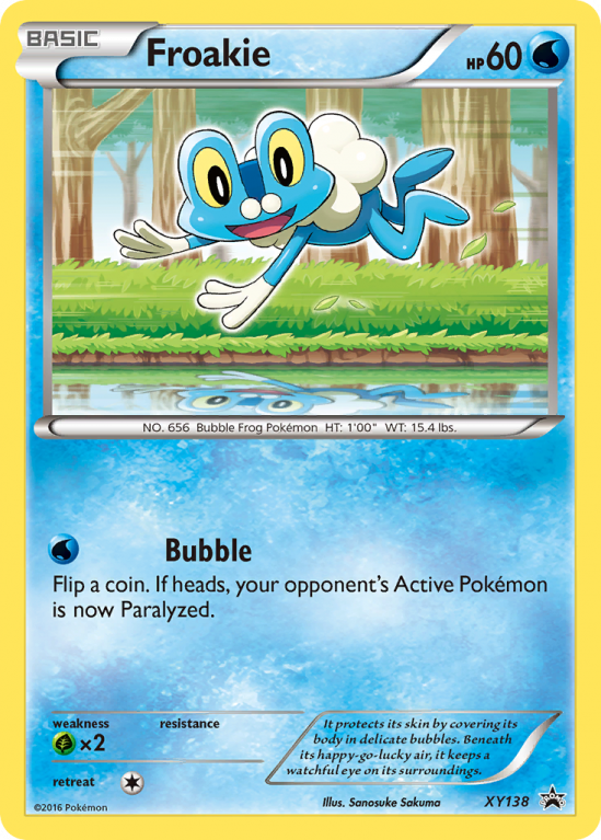 Froakie XY138/183 XY XY Black Star Promos
