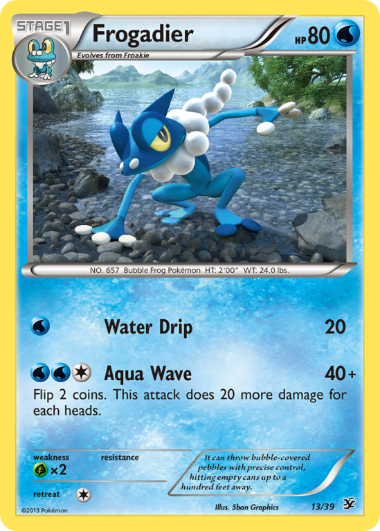 Frogadier 13/39 XY Kalos Starter Set