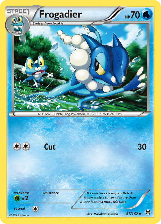 Frogadier 47/162 XY BREAKthrough