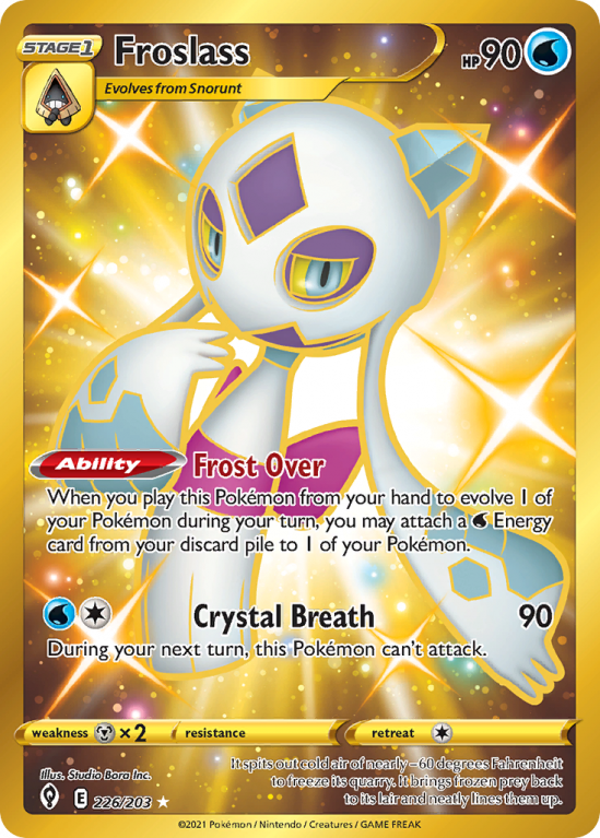 Froslass 226/203 Sword & Shield Evolving Skies