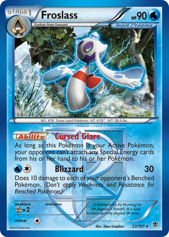Froslass 23/101 Black & White Plasma Blast