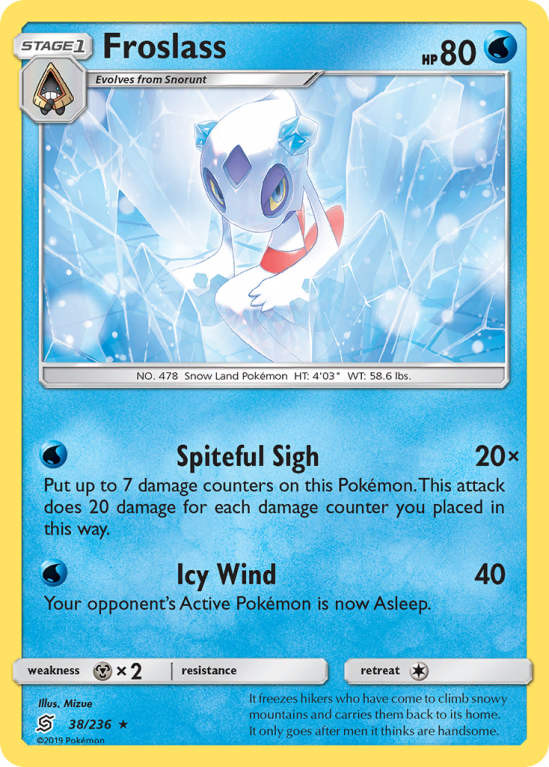 Froslass 38/236 Sun & Moon Unified Minds