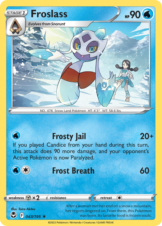 Froslass 43/195 Sword & Shield Silver Tempest