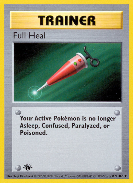 Full Heal 82/102 Base Base Set