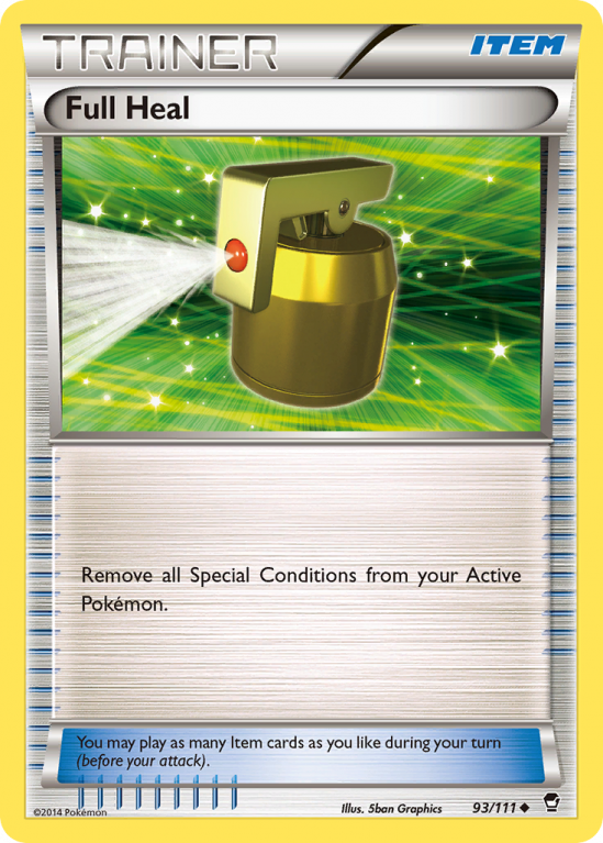 Full Heal 93/111 XY Furious Fists