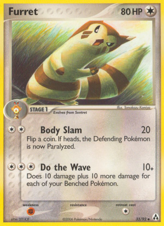 Furret 33/92 EX Legend Maker