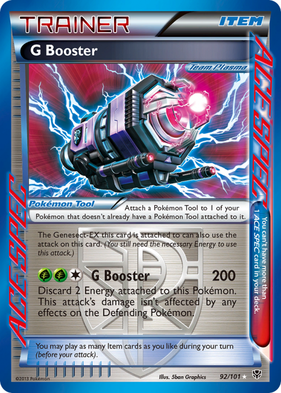 G Booster 92/101 Black & White Plasma Blast