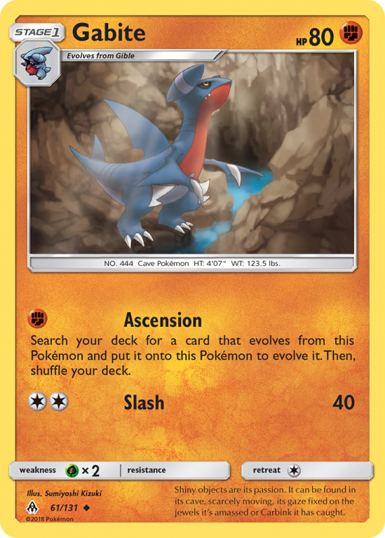 Gabite 61/131 Sun & Moon Forbidden Light