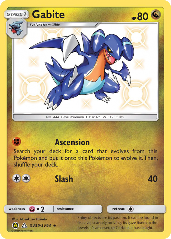 Gabite SV39/94 Sun & Moon Shiny Vault