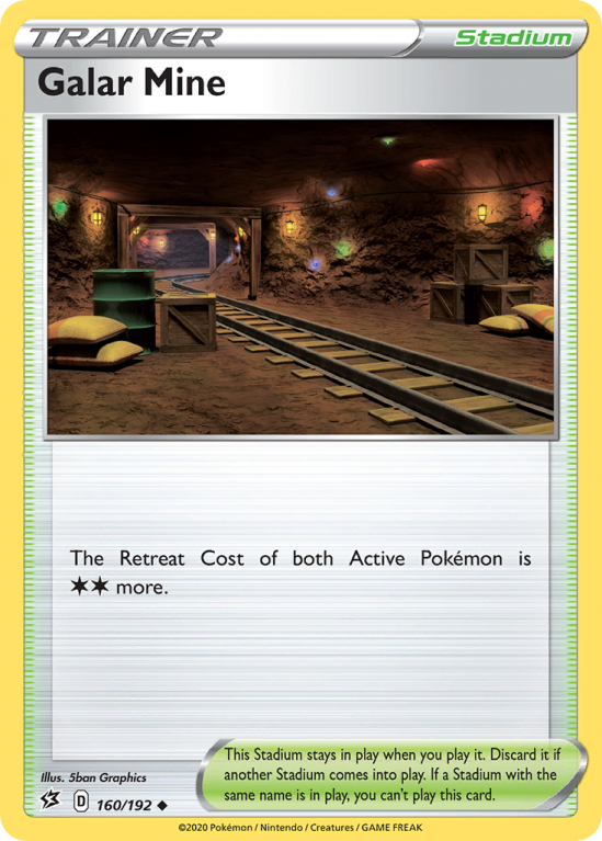 Galar Mine 160/192 Sword & Shield Rebel Clash