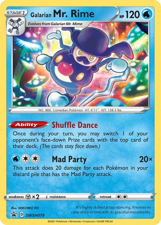 Galarian Mr. Rime SWSH079/103 Sword & Shield SWSH Black Star Promos