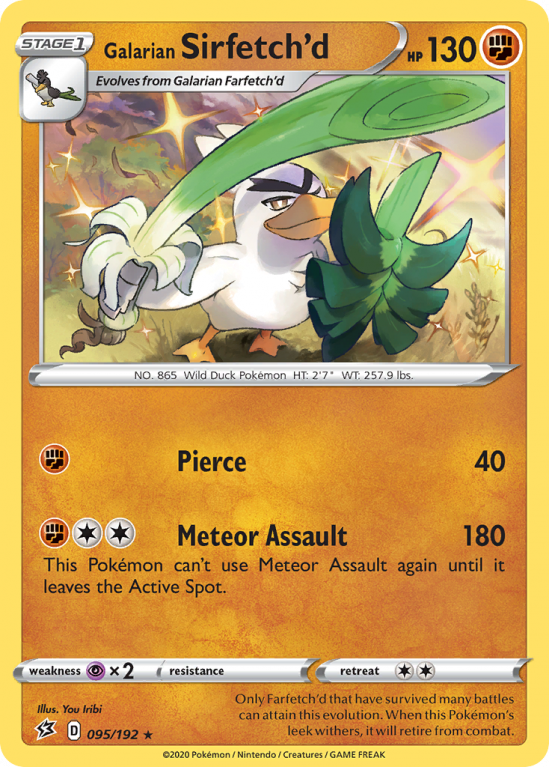 Galarian Sirfetch'd 95/192 Sword & Shield Rebel Clash