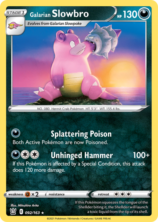 Galarian Slowbro 92/163 Sword & Shield Battle Styles