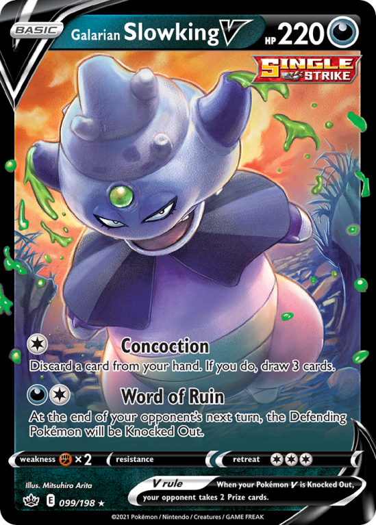 Galarian Slowking V 99/198 Sword & Shield Chilling Reign