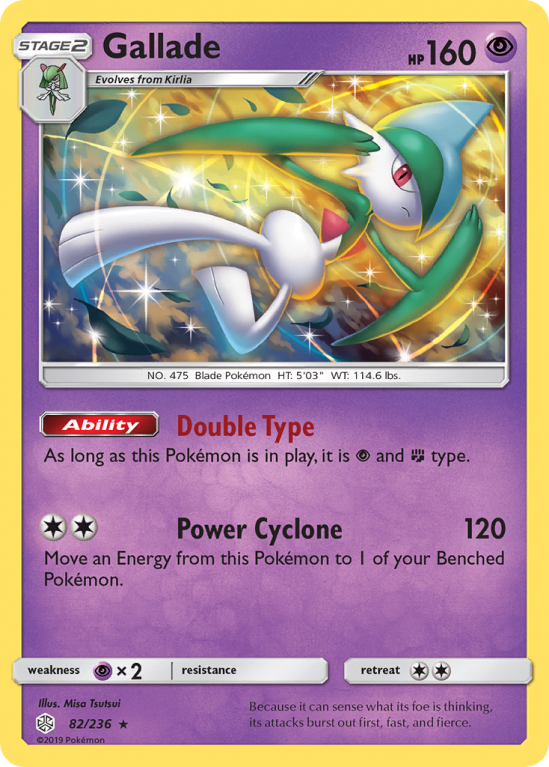Gallade 82/236 Sun & Moon Cosmic Eclipse