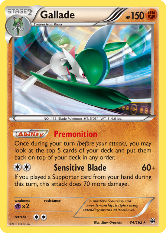 Gallade 84/162 XY BREAKthrough