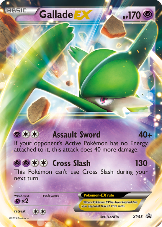 Gallade-EX XY45/183 XY XY Black Star Promos