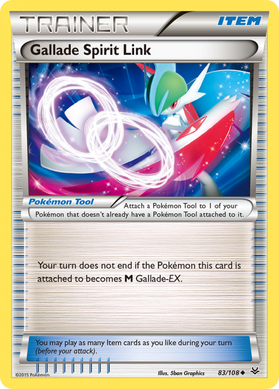 Gallade Spirit Link 83/108 XY Roaring Skies