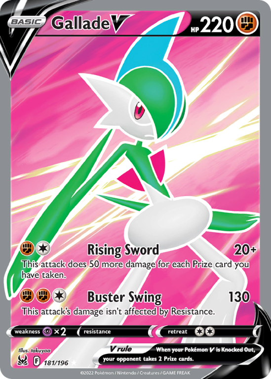 Gallade V 181/196 Sword & Shield Lost Origin