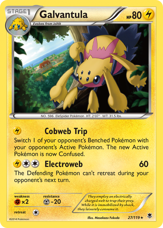 Galvantula 27/119 XY Phantom Forces