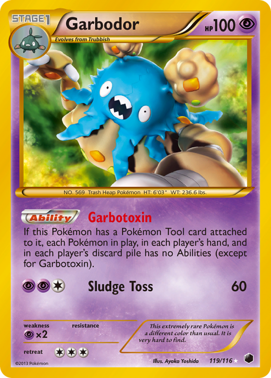 Garbodor 119/116 Black & White Plasma Freeze