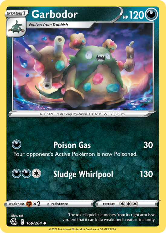 Garbodor 169/264 Sword & Shield Fusion Strike