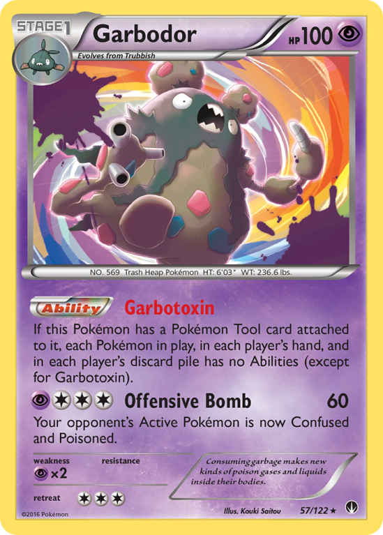 Garbodor 57/122 XY BREAKpoint