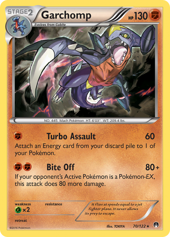 Garchomp 70/122 XY BREAKpoint