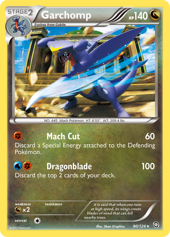 Garchomp 90/124 Black & White Dragons Exalted