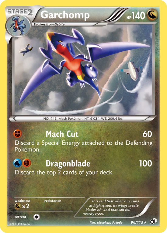 Garchomp 96/113 Black & White Legendary Treasures