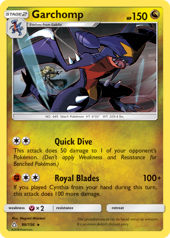 Garchomp 99/156 Sun & Moon Ultra Prism