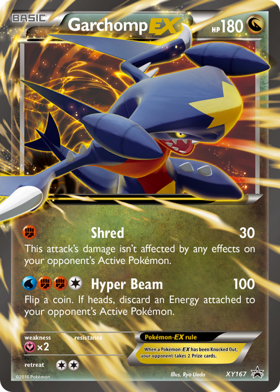 Garchomp-EX XY167/183 XY XY Black Star Promos