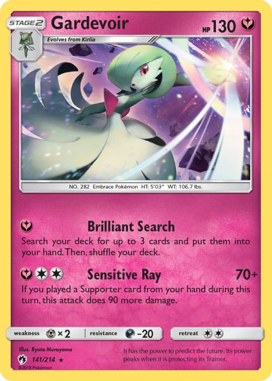 Gardevoir 141/214 Sun & Moon Lost Thunder