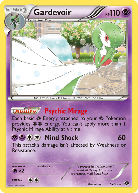 Gardevoir 57/99 Black & White Next Destinies
