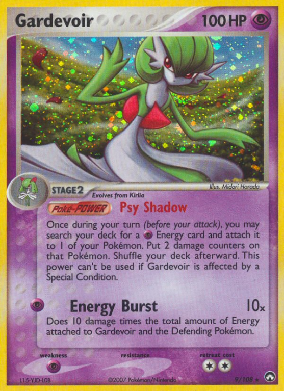 Gardevoir 9/108 EX Power Keepers