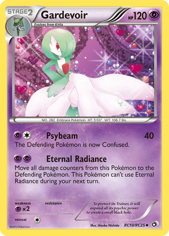 Gardevoir RC10/113 Black & White Legendary Treasures