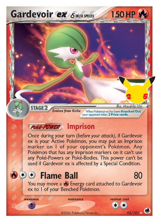 Gardevoir ex 93/25 Sword & Shield Celebrations: Classic Collection