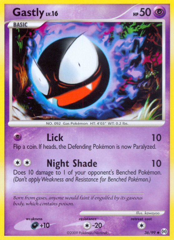 Gastly 36/99 Platinum Arceus