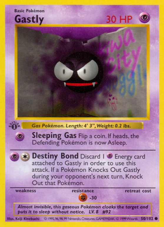 Gastly 50/102 Base Base Set