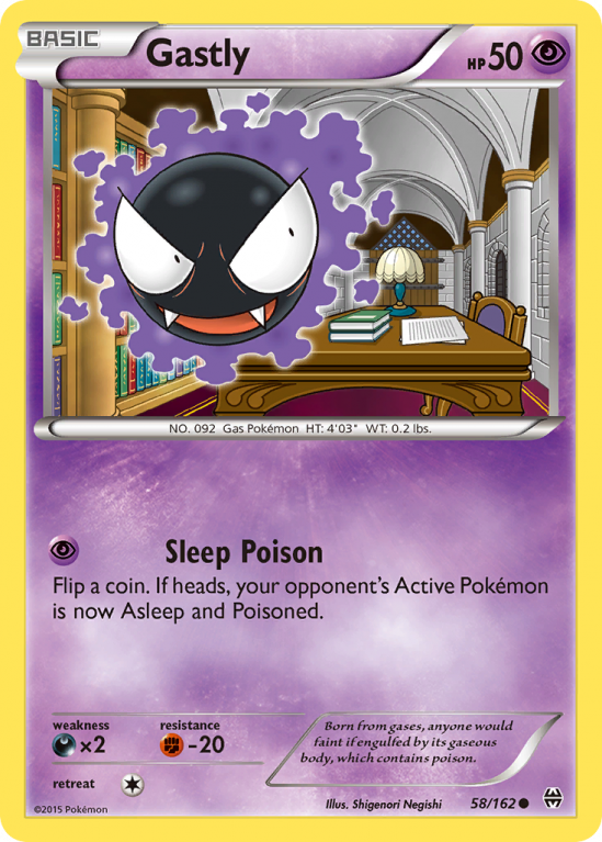 Gastly 58/162 XY BREAKthrough