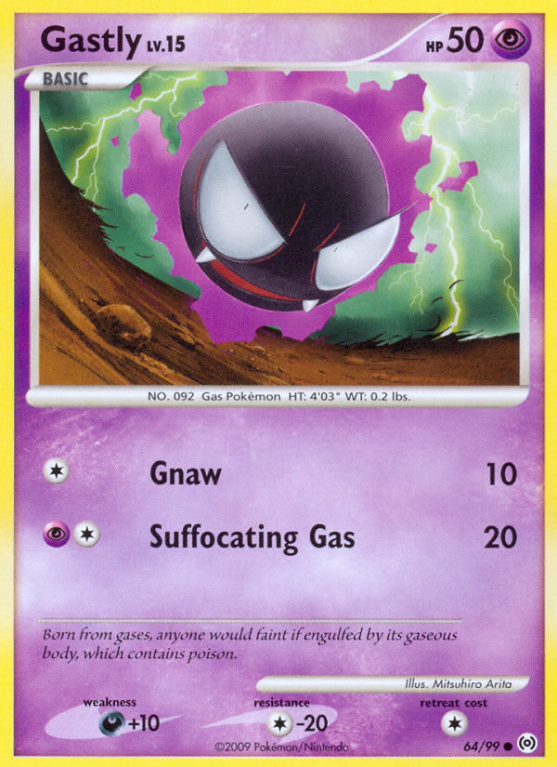 Gastly 64/99 Platinum Arceus