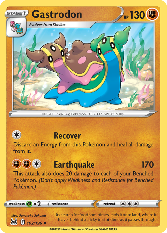 Gastrodon 102/196 Sword & Shield Lost Origin