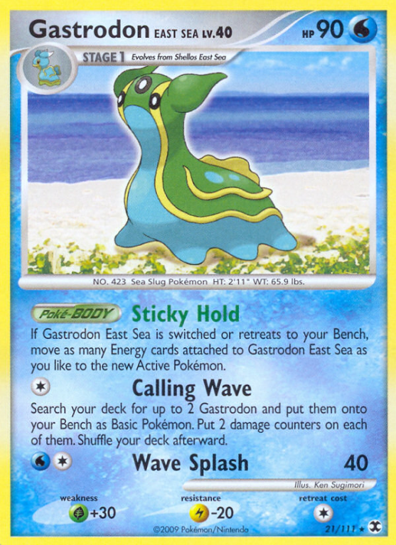 Gastrodon East Sea 21/111 Platinum Rising Rivals