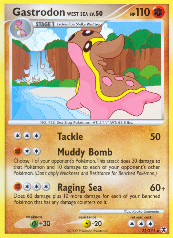 Gastrodon West Sea 22/111 Platinum Rising Rivals