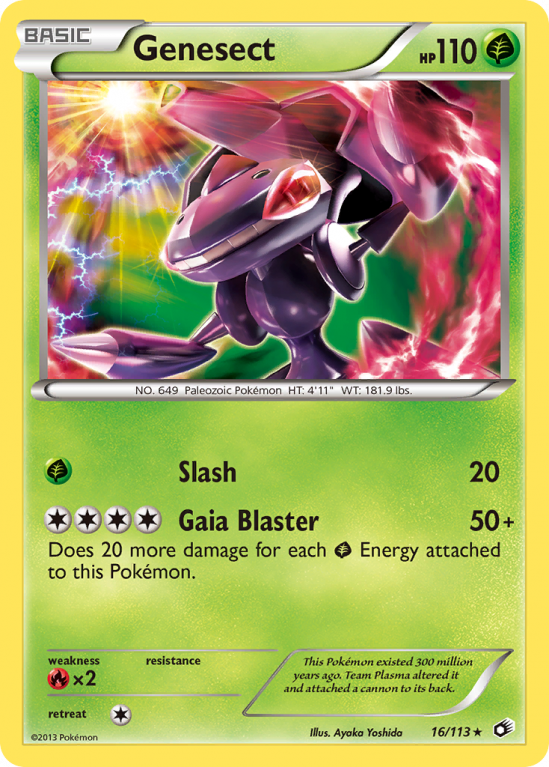 Genesect 16/113 Black & White Legendary Treasures