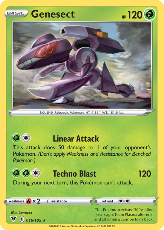 Genesect 16/185 Sword & Shield Vivid Voltage