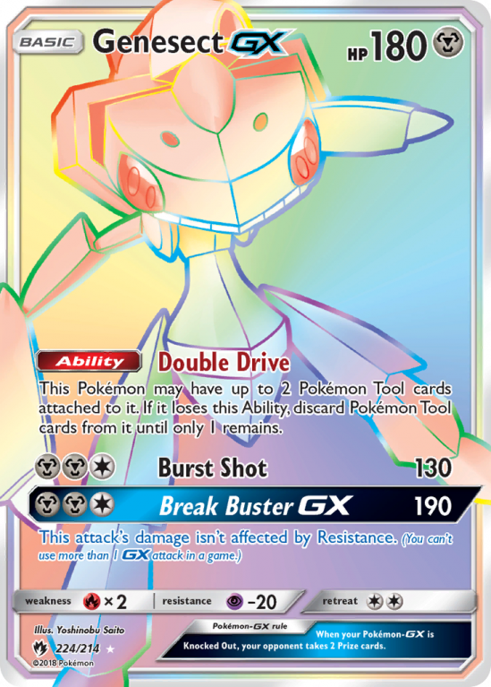 Genesect-GX 224/214 Sun & Moon Lost Thunder