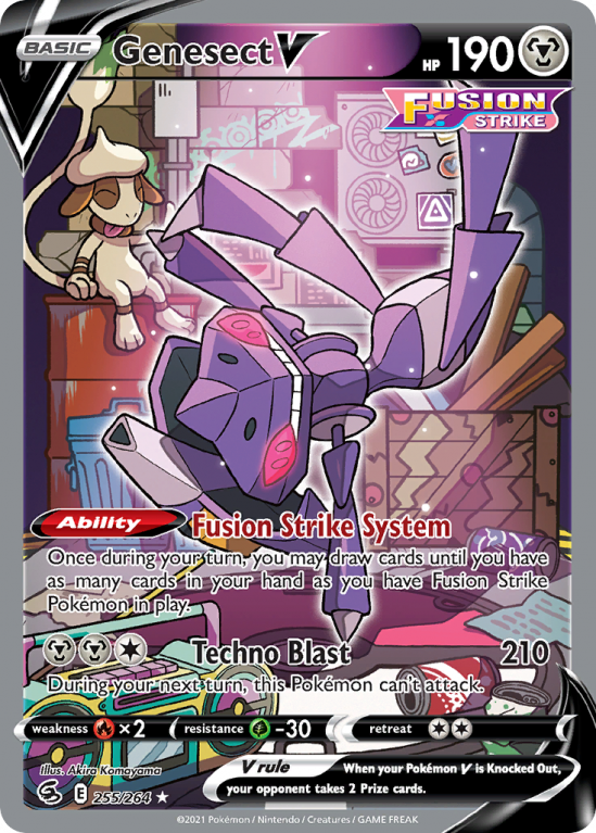 Genesect V 255/264 Sword & Shield Fusion Strike